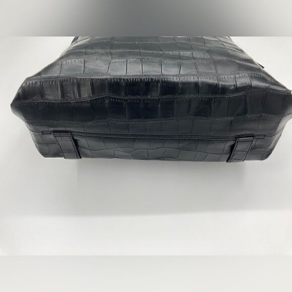 Luca Ferri Black Snake Print Shoulderbag - Picture 3 of 13